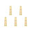 5Pcs Viola Fingerboard Sticker Yellow for 3/4 Viola Beginner Practice 5