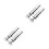 4Pcs Silver Heavy Duty Epee Tip Replacement for Fencing Practice Gear 4