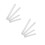 8Pcs White Plastic Dough Rollers Nonstick for Baking Cake Pizza Pastry 9