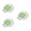 3Pcs Metal Golf Ball Marker Hat Clips Secure Fit for Putting Practice 5
