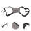2Pièces Accessoires Jumelles Harnais Poitrine Réglable 10