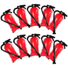 40Pcs Red Fire Extinguisher Balloon Inflatable Foil Party Backdrop
