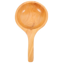 4Pcs Multi-Use Wooden Water Scoop Ergonomic Ladle for Home and Garden