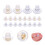 40Pcs Clear Silicone Earring Backs Lightweight Soft Secure Ear Plugs 10