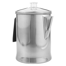 2Pcs Portable Aluminum Coffee Pot Silver Lightweight Camp Kettle