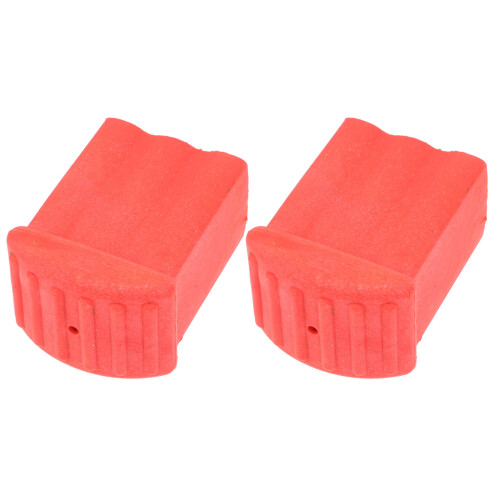 4Pièces Protections Pieds Échelle En Caoutchouc Rouge Durable 1
