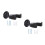 2Sets ABS Iron Black Guitar Wall Rack with Sponge Neck Support Holder 5