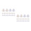 40Pcs Clear Silicone Earring Backs Lightweight Soft Secure Ear Plugs 9