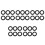 30Pcs Practical Rubber Cable Grommets Black with Easy Installation 3