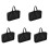 5Pcs Multi-Function Black Oxford Cloth Music Stand Carrying Bags 4