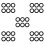 30Pcs Practical Rubber Cable Grommets Black with Easy Installation 8