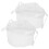 2Pcs Reusable Foldable Transparent Laundry Bag for Travel Camping 1