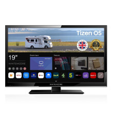 WHITEMOORE 19" 12V/24V Smart TV Freeview Play Caravan, Truck & Boat TV