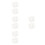 8Pcs Transparent Pottery Rotary Divider for Clay with Ergonomic Handle 9