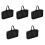 5Pcs Multi-Function Black Oxford Cloth Music Stand Carrying Bags 5