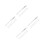 4Pcs White Plastic Eyebrow Mapping Pen Tattoo Marker with Refills 9