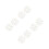 8Pcs Transparent Pottery Rotary Divider for Clay with Ergonomic Handle 4
