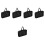 5Pcs Multi-Function Black Oxford Cloth Music Stand Carrying Bags 6