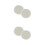4Pcs Face Loofah Brush White Soft Cleaning Scrubber Flexible Handle 6