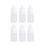 24Pcs White Plastic Liquid Dropper Bottles for Eye Drops and Essences 3