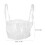 2Pcs Reusable Foldable Transparent Laundry Bag for Travel Camping 3
