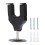 2Sets ABS Iron Black Guitar Wall Rack with Sponge Neck Support Holder 2