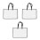 3Pcs Plastic Zipper Art Storage Bag with Handle Durable for Posters 6