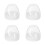 4Sets Reusable White PP Infant Feeding Bottle Caps Leak Proof Sealing 10