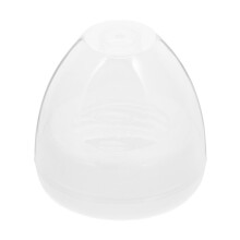4Sets Reusable White PP Infant Feeding Bottle Caps Leak Proof Sealing