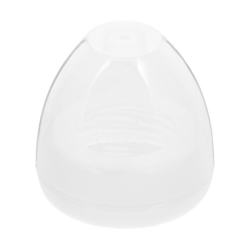 4Sets Reusable White PP Infant Feeding Bottle Caps Leak Proof Sealing