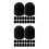 100Pcs Black Silicone Replacement Stylus Nibs for Tablets Smartphones 4