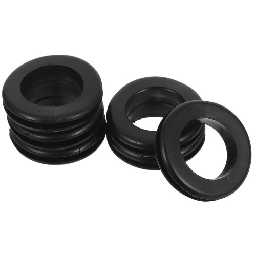 30Pcs Practical Rubber Cable Grommets Black with Easy Installation 1