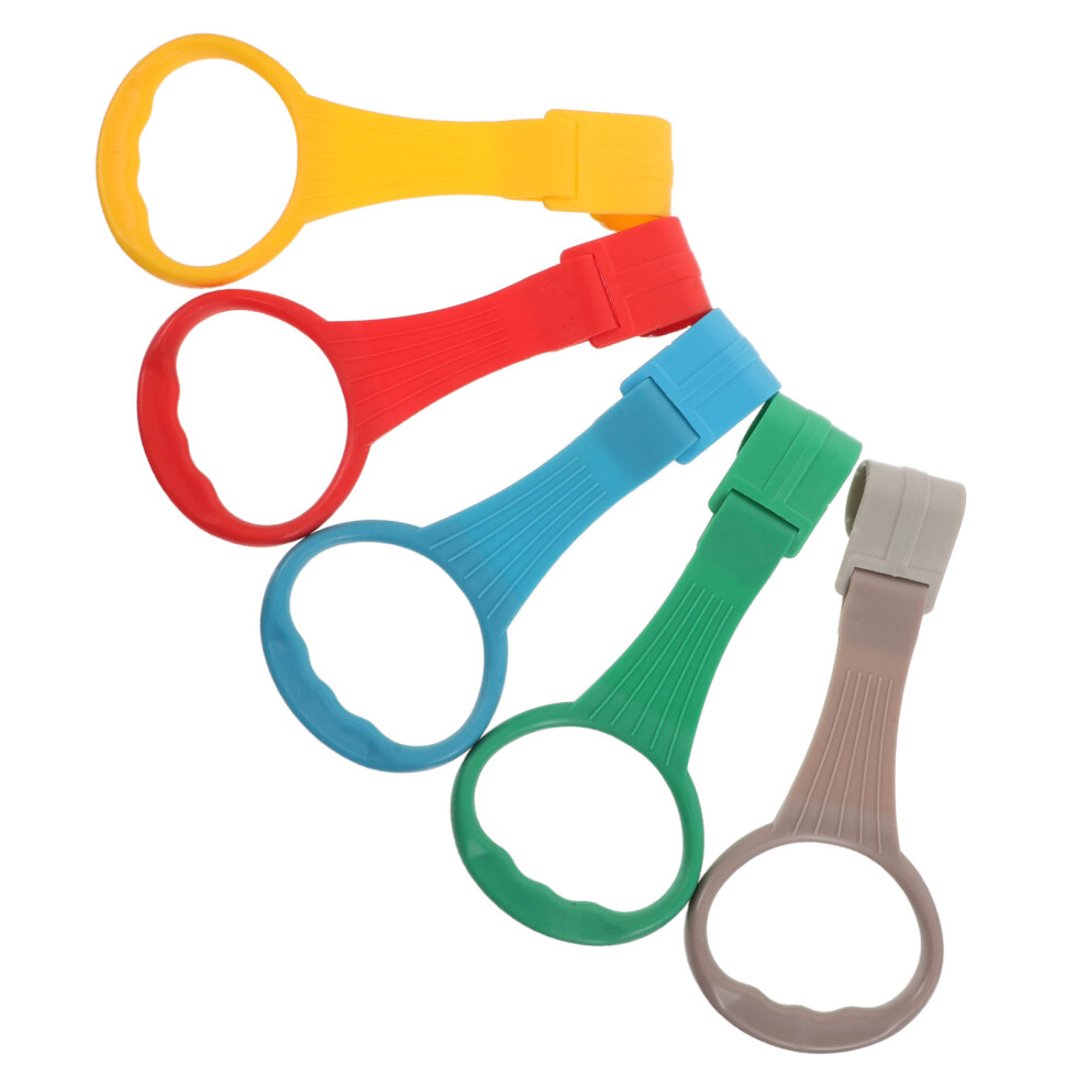 10Pcs Infant Pull Up Rings Plastic Baby Walking Practice Toy For Cribs Artibetter