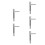 5Pcs Durable Stainless Steel Indexing Pins Spring Loaded for Home 8