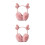 2Pièces Cache-Oreilles Rose Protecteur Hiver Pour Enfants 5