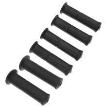 12Pcs Black Rubber Shopping Cart Handle Covers Trolley Grip Protectors