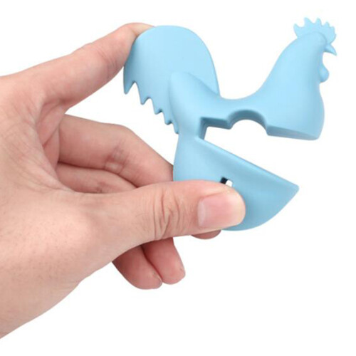 2Pièces Clip Anti-Brûlure Silicone Pour Casserole Multifonction Coloré 2