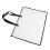 3Pcs Plastic Zipper Art Storage Bag with Handle Durable for Posters 3
