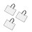 3Pcs Plastic Zipper Art Storage Bag with Handle Durable for Posters 9