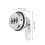2Pcs Silver Cam Lock 3-Digit Code Keyless Cabinet Door Lock for Home 3