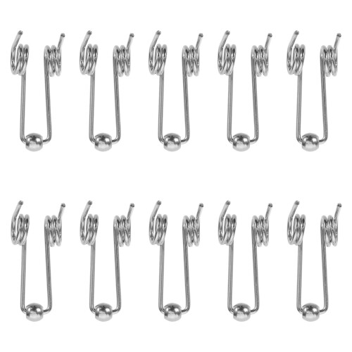 20Pcs Durable Metal Springs for Curling Iron Easy Installation Silver 1