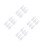 24Pcs White Plastic Liquid Dropper Bottles for Eye Drops and Essences 4