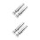 4Pcs Silver Heavy Duty Epee Tip Replacement for Fencing Practice Gear 9