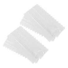 6Sets Wit Cake Rand Schraper En Gladder Voor Fondant En Roomdecoratie