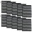 40Pcs Black Mesh Laundry Bags Lightweight Breathable Polyester Bags 1