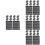 40Pcs Black Mesh Laundry Bags Lightweight Breathable Polyester Bags 8