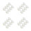 32Pcs Iron Concealed Fire Sprinkler Ceiling Plates White for Homes 5