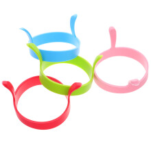 12Pcs Reusable Silicone Omelet Mold Multi Color Nonstick Egg Rings