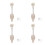 4Sets High Elasticity Bungee Tie and Roller Blind Wall Brackets Beige 9