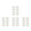 32Pcs Iron Concealed Fire Sprinkler Ceiling Plates White for Homes 9